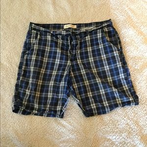 Sonoma Blue Plaid Shorts